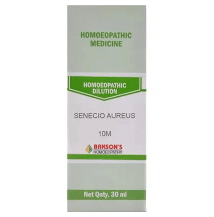 Bakson's Homeopathy Senecio Aureus Dilution 10M - Classic Derma