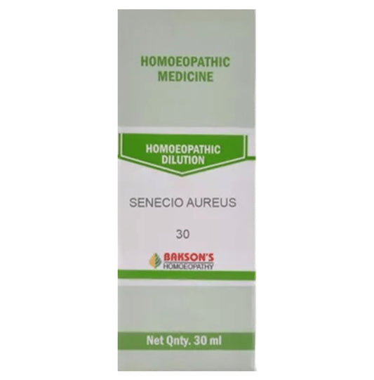 Bakson's Homeopathy Senecio Aureus Dilution 30 - Classic Derma