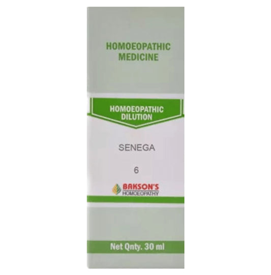 Bakson's Homeopathy Senega Dilution 6 CH - Classic Derma
