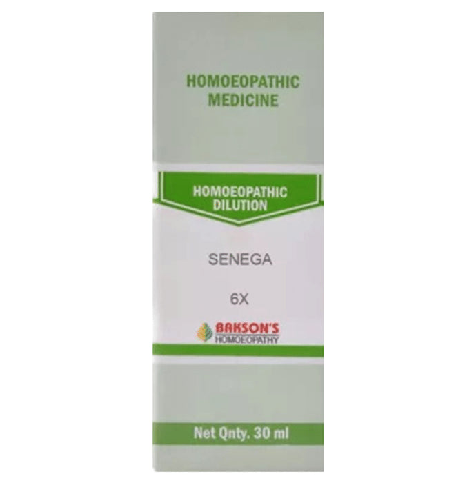 Bakson's Homeopathy Senega Dilution 6X - Classic Derma