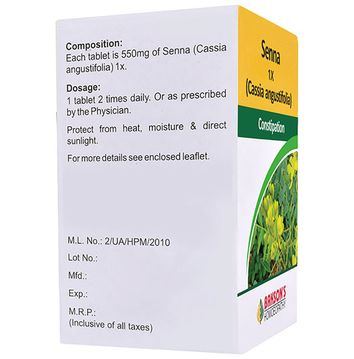 Bakson's Homeopathy Senna 1X