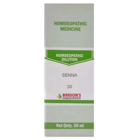 Bakson's Homeopathy Senna Dilution 30 - Classic Derma