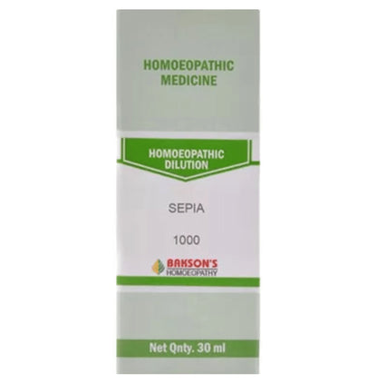 Bakson's Homeopathy Sepia Dilution 1000 CH - Classic Derma