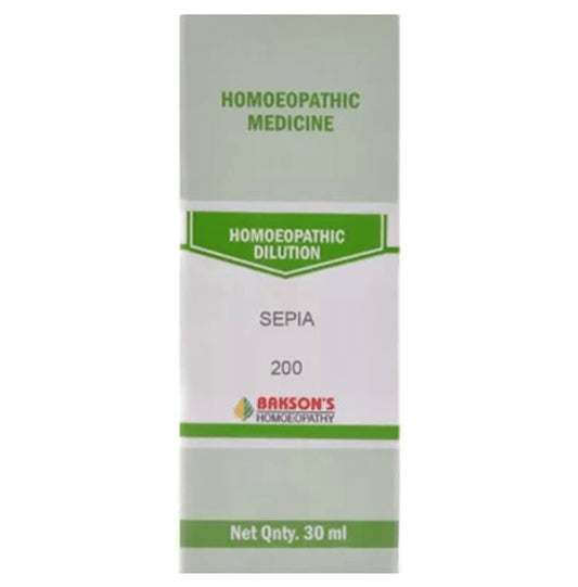 Bakson's Homeopathy Sepia Dilution 200 CH - Classic Derma