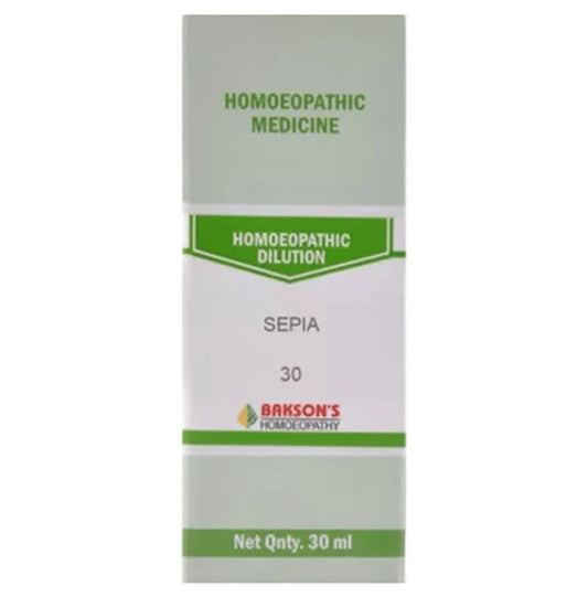 Bakson's Homeopathy Sepia Dilution 30 CH - Classic Derma