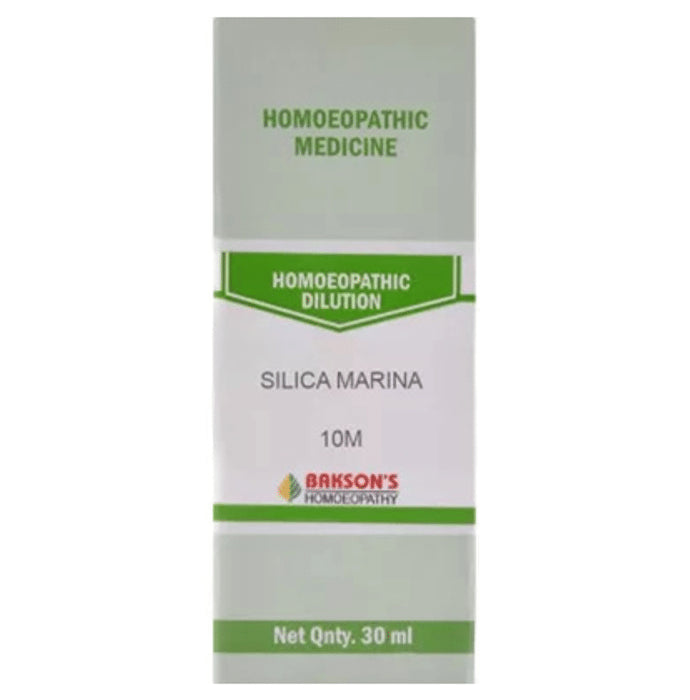 Bakson's Homeopathy Silica Marina Dilution 10M - Classic Derma