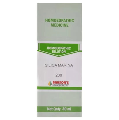 Bakson's Homeopathy Silica Marina Dilution 200 - Classic Derma