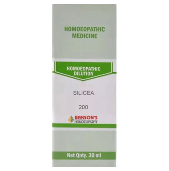 Bakson's Homeopathy Silicea Dilution 200 - Classic Derma