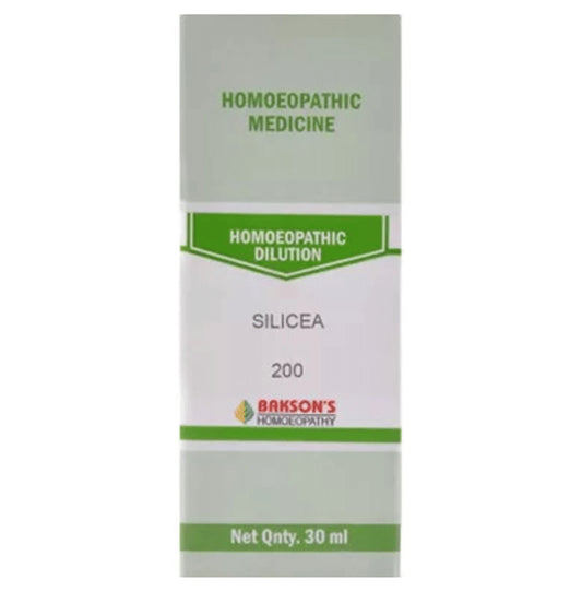 Bakson's Homeopathy Silicea Dilution 200 - Classic Derma