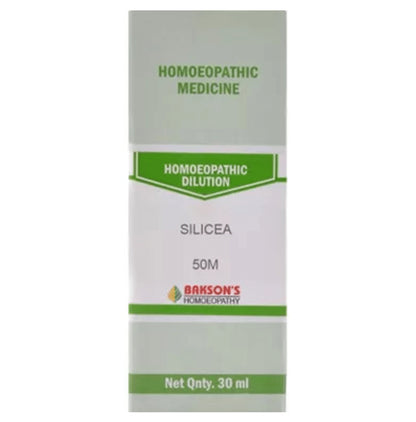 Bakson's Homeopathy Silicea Dilution 50M - Classic Derma