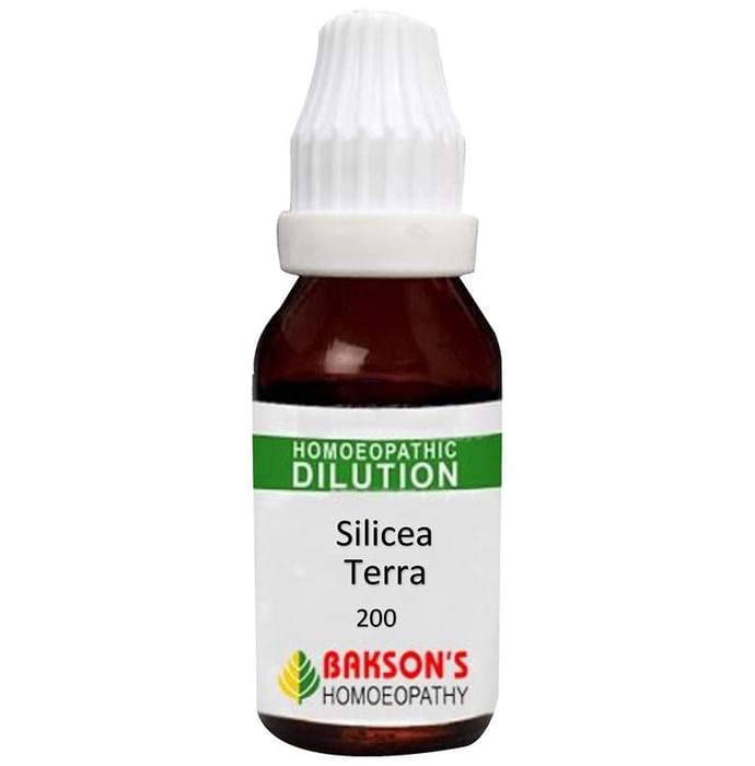 Bakson's Homeopathy Silicea Terra Dilution 200 CH - Classic Derma