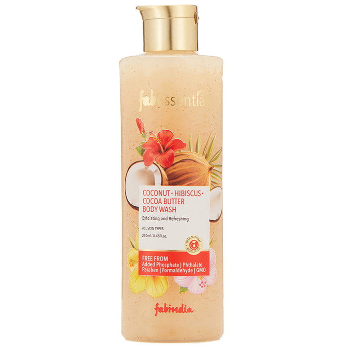 Fabessentials Coconut, Hibiscus and Cocoa Butter Body Wash - Classic Derma