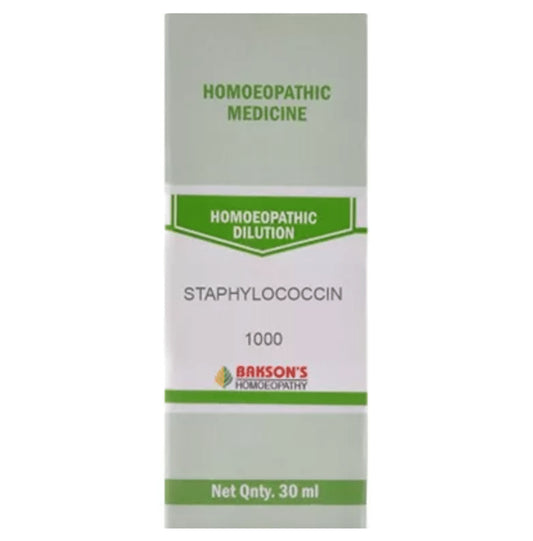 Bakson's Homeopathy Staphylococcin Dilution 1000 CH - Classic Derma
