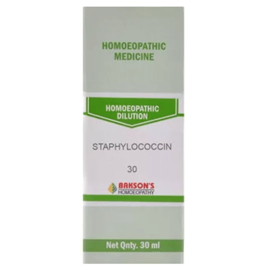 Bakson's Homeopathy Staphylococcin Dilution 30 - Classic Derma