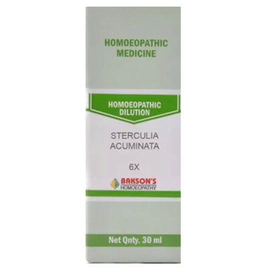 Bakson's Homeopathy Sterculia Acuminata Dilution 6X - Classic Derma