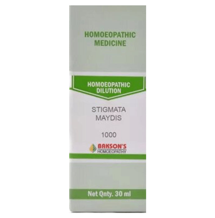 Bakson's Homeopathy Stigmata Maydis Dilution 1000 CH - Classic Derma
