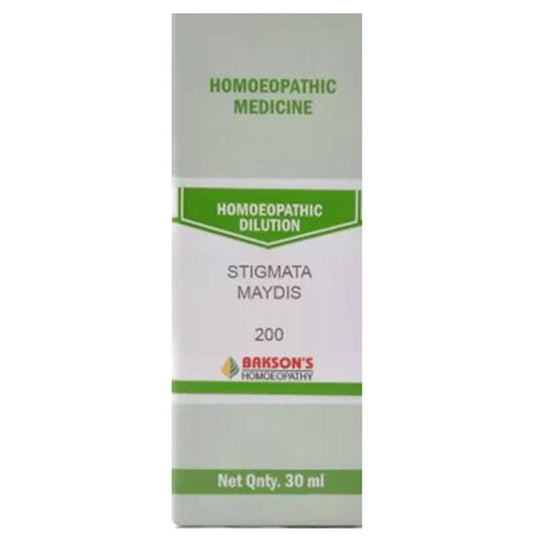 Bakson's Homeopathy Stigmata Maydis Dilution 200 - Classic Derma