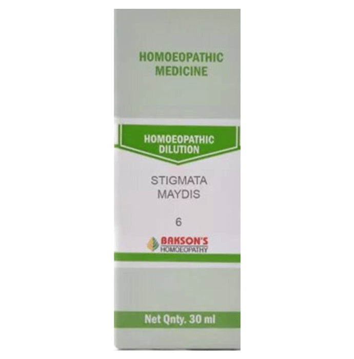 Bakson's Homeopathy Stigmata Maydis Dilution 6 CH - Classic Derma