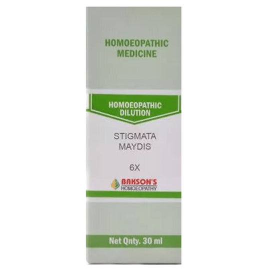 Bakson's Homeopathy Stigmata Maydis Dilution 6X - Classic Derma