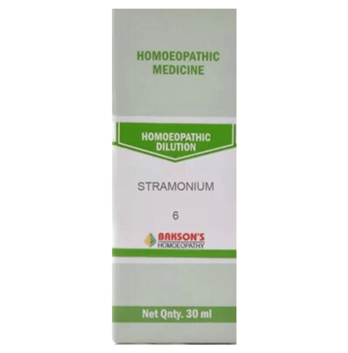 Bakson's Homeopathy Stramonium Dilution 6 CH - Classic Derma