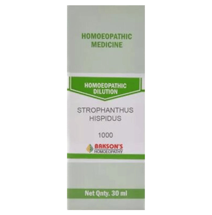 Bakson's Homeopathy Strophanthus Hispidus Dilution 1M - Classic Derma