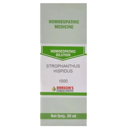 Bakson's Homeopathy Strophanthus Hispidus Dilution 1M - Classic Derma