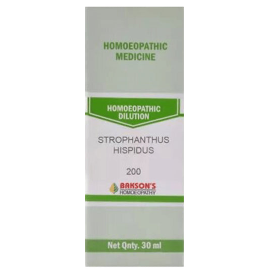 Bakson's Homeopathy Strophanthus Hispidus Dilution 200 - Classic Derma
