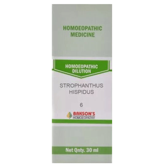 Bakson's Homeopathy Strophanthus Hispidus Dilution 6 - Classic Derma