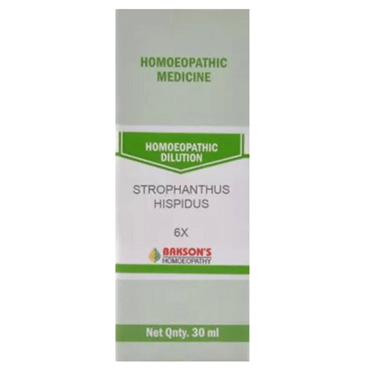 Bakson's Homeopathy Strophanthus Hispidus Dilution 6X - Classic Derma