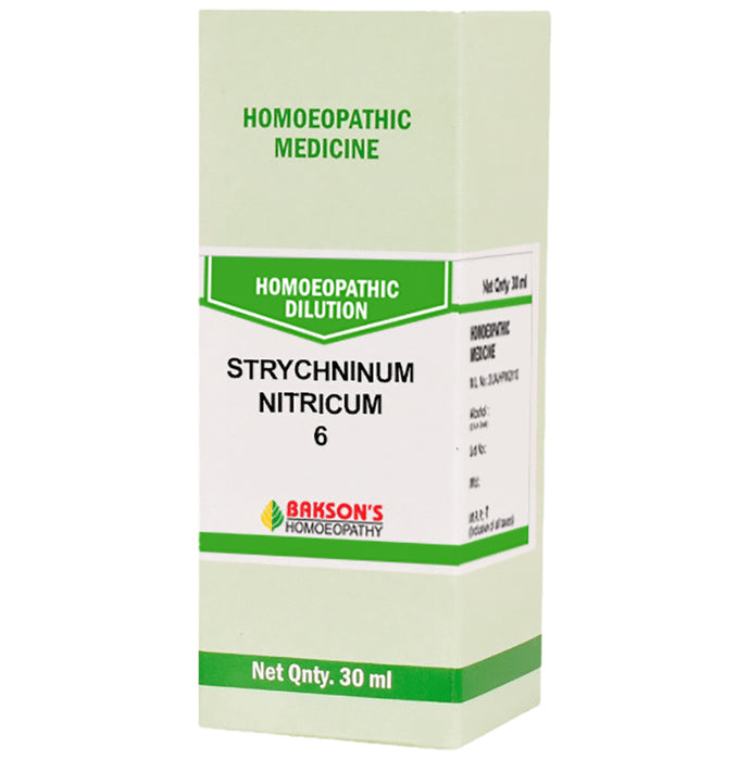 Bakson's Homeopathy Strychninum Nitricum Dilution 6 - Classic Derma