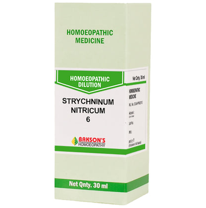 Bakson's Homeopathy Strychninum Nitricum Dilution 6 - Classic Derma