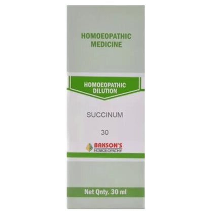 Bakson's Homeopathy Succinum Dilution 30 - Classic Derma
