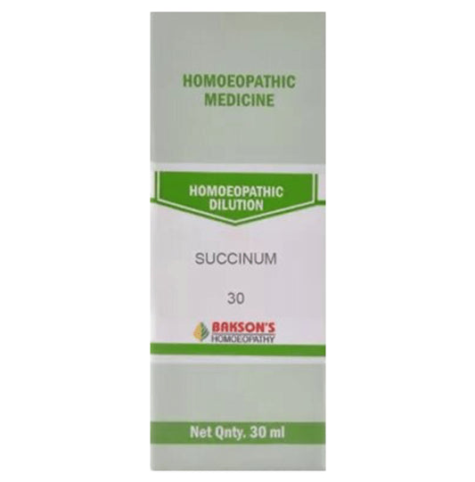 Bakson's Homeopathy Succinum Dilution 30 - Classic Derma