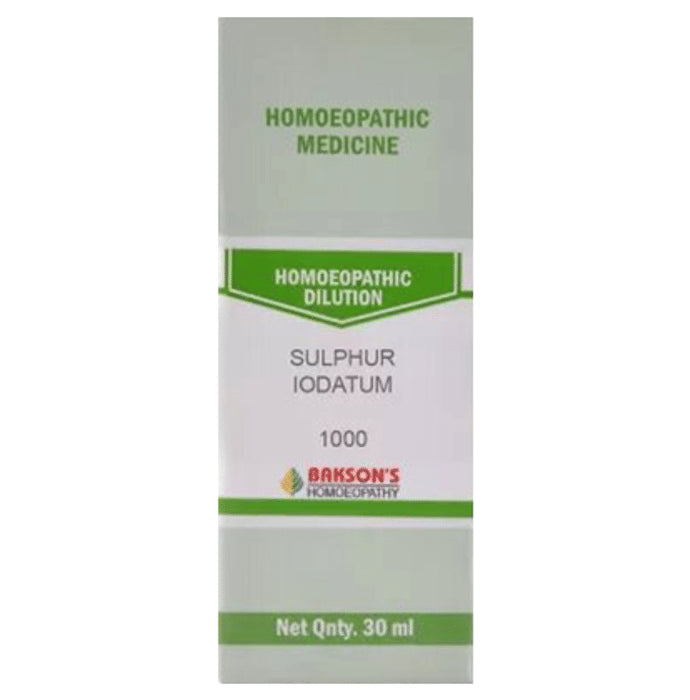 Bakson's Homeopathy Sulphur Iodatum Dilution 1M - Classic Derma