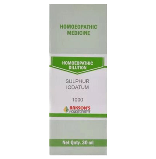 Bakson's Homeopathy Sulphur Iodatum Dilution 1M - Classic Derma