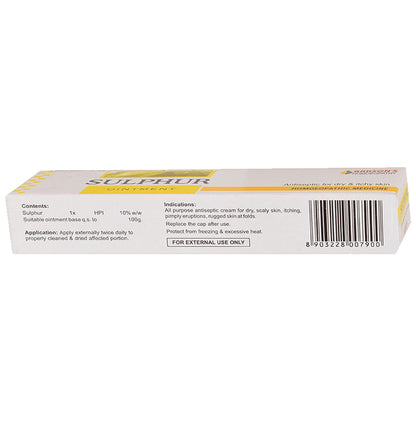 Bakson's Homeopathy Sulphur Ointment
