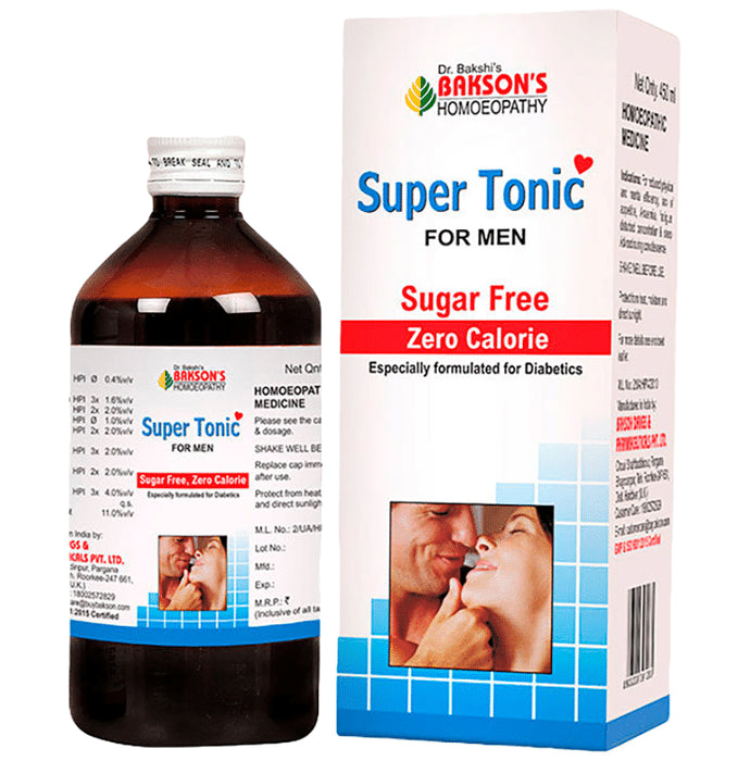 Bakson's Homeopathy Super Tonic for Men Sugar Free