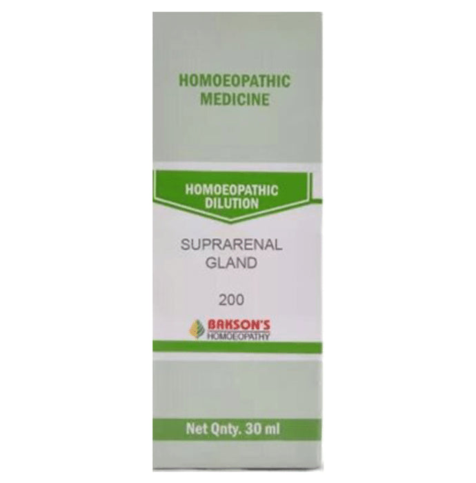 Bakson's Homeopathy Suprarenal Gland Dilution 200 - Classic Derma
