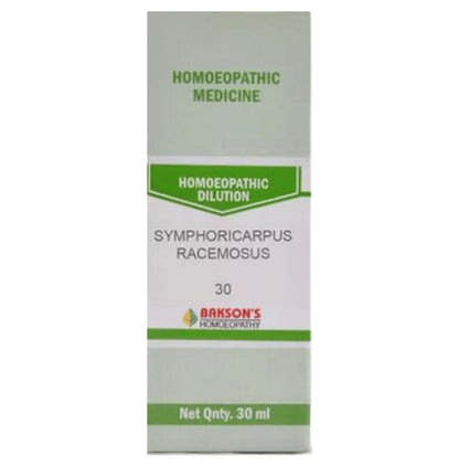 Bakson's Homeopathy Symphoricarpus Racemosus Dilution 30 - Classic Derma