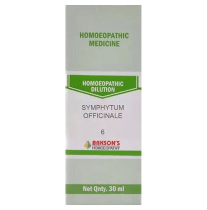 Bakson's Homeopathy Symphytum Officinale Dilution 6 - Classic Derma