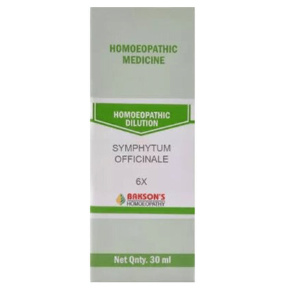Bakson's Homeopathy Symphytum Officinale Dilution 6X - Classic Derma