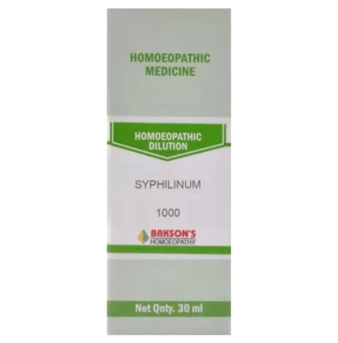 Bakson's Homeopathy Syphilinum Dilution 1M - Classic Derma