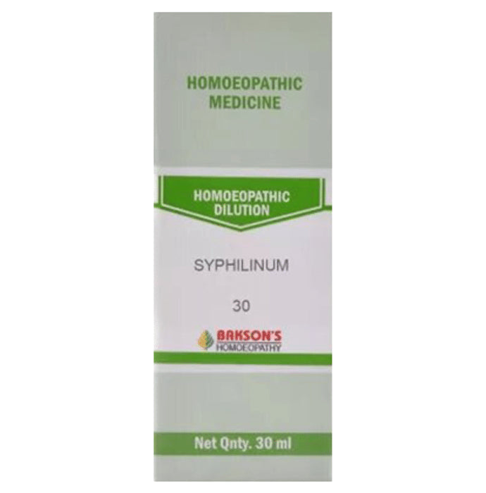Bakson's Homeopathy Syphilinum Dilution 30 - Classic Derma