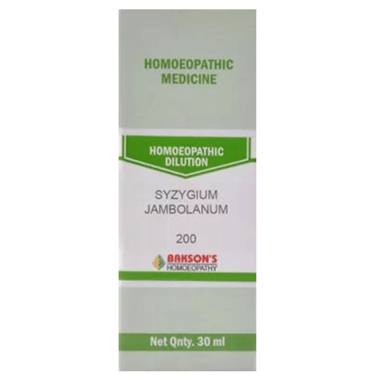 Bakson's Homeopathy Syzygium Jambolanum Dilution 200 - Classic Derma