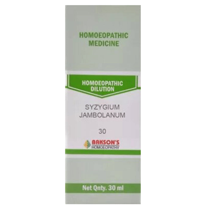 Bakson's Homeopathy Syzygium Jambolanum Dilution 30 - Classic Derma