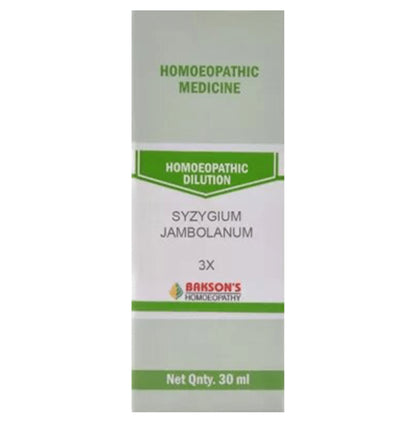 Bakson's Homeopathy Syzygium Jambolanum Dilution 3X - Classic Derma