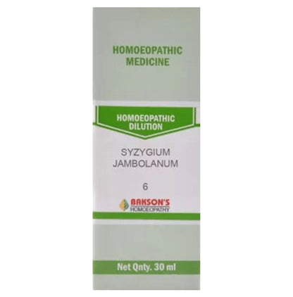 Bakson's Homeopathy Syzygium Jambolanum Dilution 6 - Classic Derma
