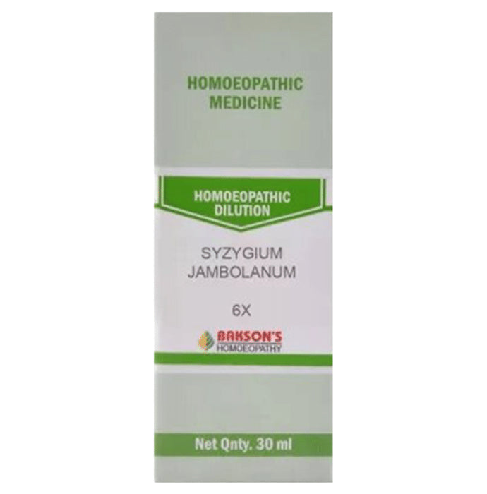 Bakson's Homeopathy Syzygium Jambolanum Dilution 6X - Classic Derma