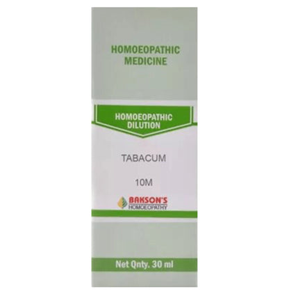 Bakson's Homeopathy Tabacum Dilution 10M - Classic Derma