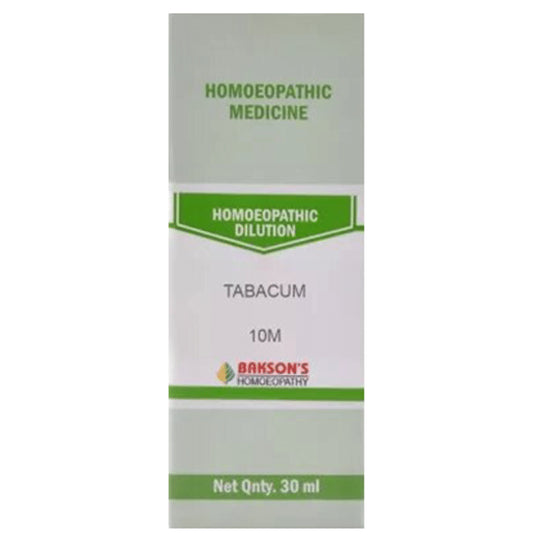 Bakson's Homeopathy Tabacum Dilution 10M - Classic Derma